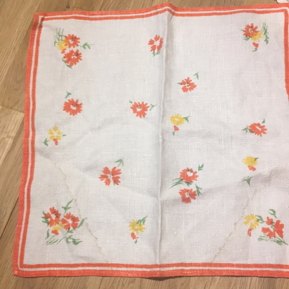 Vintage doily handkerchief gramma delicate femme - Picture 5 of 8